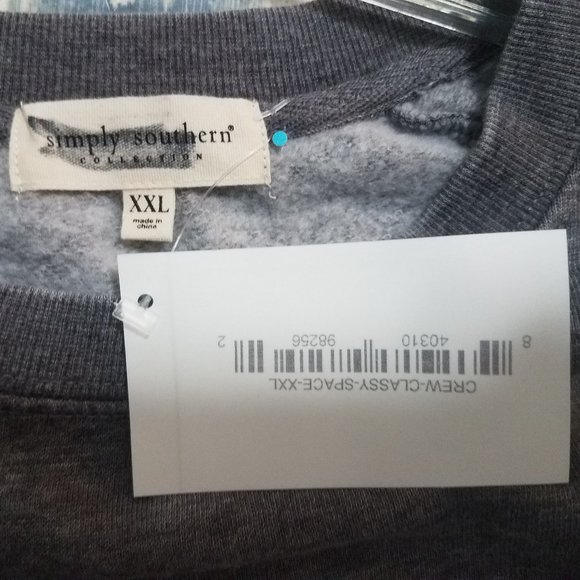 "Classy Until the Game Starts" Simply Southern Sweatshirt - Picture 5 of 6